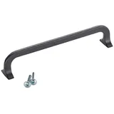 SO-TECH® Möbelgriff Bügelgriff KEVA BA 160 mm, inkl. Schrauben (1-St), BA 160 mm Schwarz matt von SCHÜCO ALU COMPETENCE schwarz