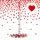 Relaxdays Party Popper 80 cm 5 St. Rot