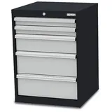 Simplaflex Schubladenschrank, BxHxT: 60 x 82 x 57,5 cm - grau