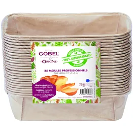 Gobel Kastenformen 25er-Pack 19 x 5 x 5 cm