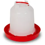 Eberth Geflügel Hühnertränke mit 6 L Kapazität, Geflügeltränke, Wassertränke, Automatische Wasserspender, PP-Copolymer, Zubehör für landwirtschaftliche