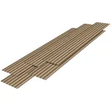 [neu.holz] Wandpaneel Borger Eichenoptik hell 5 St. 195 x 30 cm