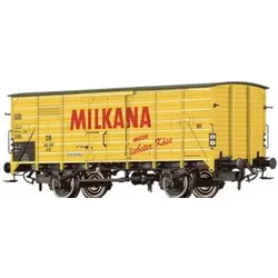 BRAWA 67488 N Gedeckter Güterwagen G10 „Milkana”, DB, Ep. III