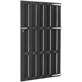 vidaXL WPC Gartentor 100 x 180 cm grau