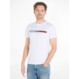 Tommy Jeans T-Shirt ESSENTIAL Flag Tee S/S-T-Shirts, white,