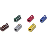 Kahlert Licht Stecker Modellbahn Muffen 2,6 mm 100 St. Schwarz