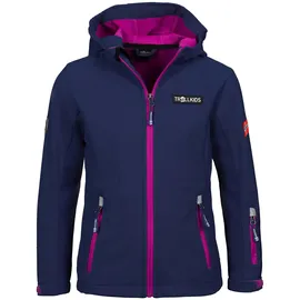 TROLLKIDS Regenjacke Blau/Pink 116