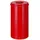Proregal Selbstlöschender Papierkorb & Abfallsammler aus Metall | 50 Liter, HxØ 63x33,5cm | Rot