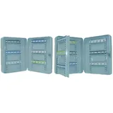 E/D/E Schlüsselkassette für 30 Schlüssel 30 x 24 x 8 cm Grau/Silber