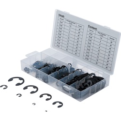 BGS 8039 Sortiment  E-Sicherungsring Wellensicherung Sicherungsscheibe 300tlg.