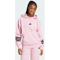 Adidas Future Icons 3 Stripes Kapuzenpullover - True Pink - XS