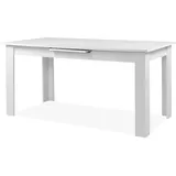 furn.design Esstisch Weiß 160 - 200 cm Ausziehbar Finham