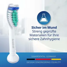 demirdental Aufsteckbürste Hart 8 St.