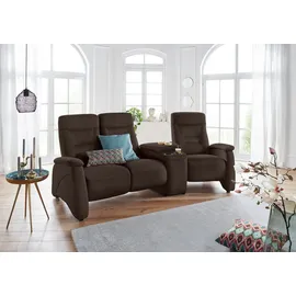 exxpo - sofa fashion 3-Sitzer »Ascoli, Kinosofa mit hohem Sitzkomfort, bequeme Armlehnen«, inkl. Relaxfunktion, Ablage und Staufach, hohe Rückenlehne braun