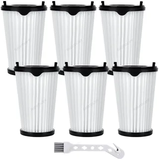 Rebirthcare 6 Stück Filter für AEG Ergorapido Akkustaubsauger Zubehör AEF150 CX7 Flexibility Animal Ersatzfilter für alle CX7-2 & QX8 Animal X Power CX7-2-45an CX7-2-i360 CX7-2-s360