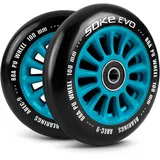Soke Ersatzrollen für Tretroller 100 mm blau 2 Stk.