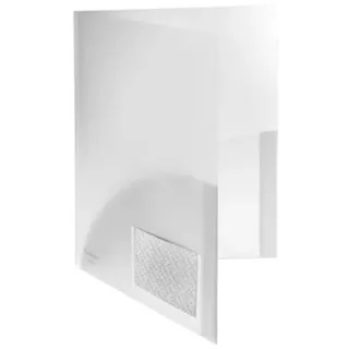 FolderSys Broschüren-Mappe farblos matt transparent