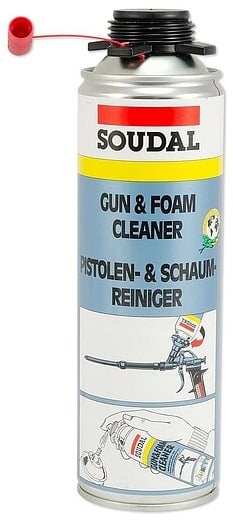 SOUDAL PU-Schaum- und Pistolen-Reiniger - Sprühdose 500 ml - 106310 ** 1l/11,18 EUR