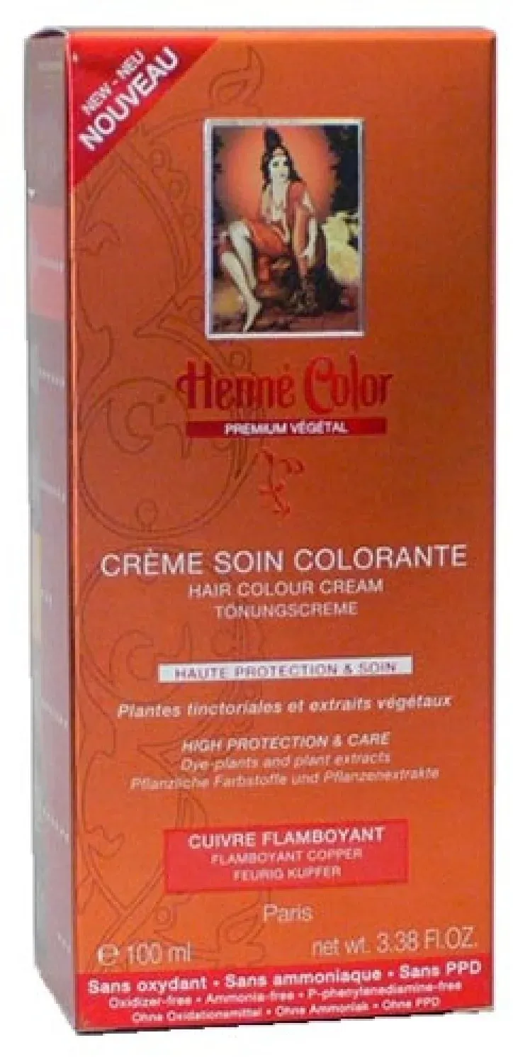 Henné Color Premium Vegetal Flamboyant Copper Tönungscreme 100 ml