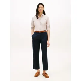 Tommy Hilfiger CO GMD Slim Straight Chinohose Schwarz 38