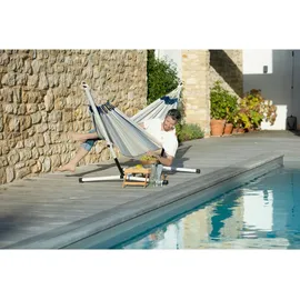 La Siesta Nautico Single Stahl Grau