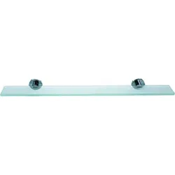 nwb Glasablage Pro 020 P02200 chrom, Glas satiniert, mit Befestigungstechnik