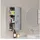 Homcom Medizinschrank Arzneischrank Erste Hilfe Schrank mit Schloss Edelstahl 30 x 18 x 50 cm