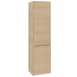 Villeroy & Boch Subway 3.0 Hochschrank C59200VJ 40x171x36,2cm, Schanier links/Griff Aluminium glänzend, nordic oak