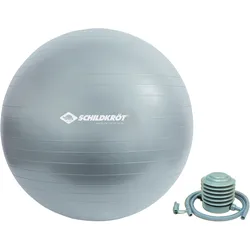 Schildkröt-Fitness - Gymnastikball 65 cm, phthalatfrei, mit Ballpumpe, silber