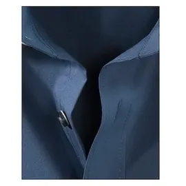 Olymp Businesshemd OLYMP Level Five body fit, New York Kent", Herren, Gr. 45, Normaler Arm, rauchblau, 97% Baumwolle, 3% Elastolefin, Hemden,