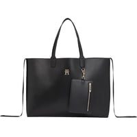 Tommy Hilfiger Damen Tasche mit Innentasche, Schwarz