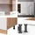 Vicco R-Line Küchenzeile 140 cm weiß hochglanz/goldkraft