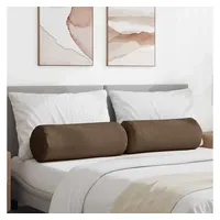 vidaXL Bolsterkissen 25 x 70 cm Braun