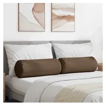 vidaXL Bolsterkissen 25 x 70 cm Braun