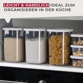 Fackelmann Vorratsdose eckig 1200 ml 3 St.