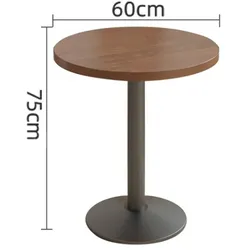 Gastronomiemöbel Bistrotisch Minimalistischer Esstisch Möbel für Cafés, Restaurants Tisch 60cm