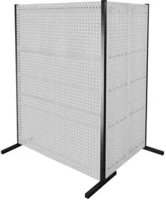 Kappes Trennwand RasterPlan Doppelfeld 90° H2000 mm RAL 7035 3 LP 2 SP
