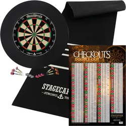 Stagecaptain DBS-1715 BullsEye Pro Dartscheibe Home Set