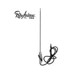RETROANTENNA Retro Teleskop Antenne für VOLKSWAGEN Käfer mit verchromtem Fuss...