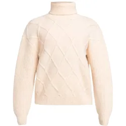 Pullunder ROXY "Picture Moment", Damen, Gr. XL, beige (parchment), 54% Nylon, 23% Modacryl, 23% Polyester, Pullover
