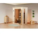 Finnwood Infrarotkabine Svea Trend 2  (2.050 W, 5 Keramikstrahler, 99 x 137 x 190 cm)