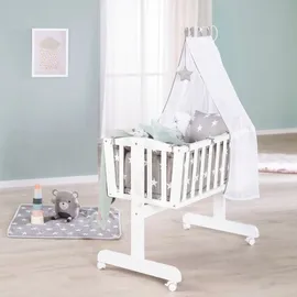 roba Wiege weiß inkl. Komplettset Little Stars