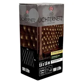 INDA-EXCLUSIV Lichterkettennetz LED 1 m Warmweiß