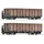 Roco 2-tlg. Set: Offene Güterwagen 6640004 H0/H0e