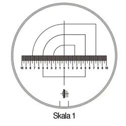 SCHWEIZER Messskala Tech-Line Skala-D.25/2,5mm Duo-Skala 1-Standard - 9450