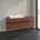 Waschbeckenunterschrank 4 Auszüge x x Wine Red