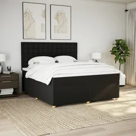 vidaXL Wayne Buttons 180 x 200 cm Schwarz