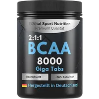 Exvital BCAA 8000 Giga Tabs neutral Tabletten 365 St.