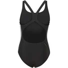 adidas Fit Suite 3-Streifen Badeanzug Schwarz/Weiß 98