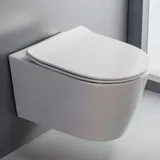 beitz Kronenbach Tube Wand-WC mit WC-Sitz Weiß